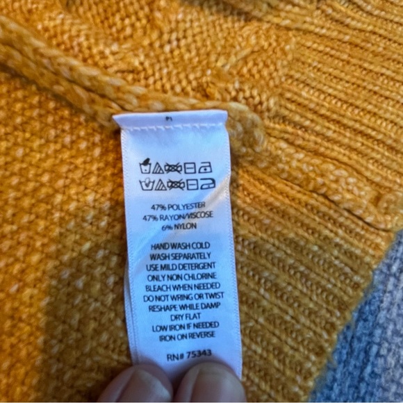 Joie Mustard Yellow Cableknit Cardigan Sweater‎ Size Smalll - Picture 6 of 7